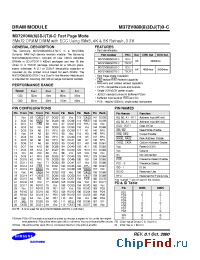 Datasheet M372V0803DJ0-C manufacturer Samsung