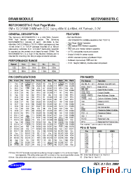Datasheet M372V0805DT0 manufacturer Samsung
