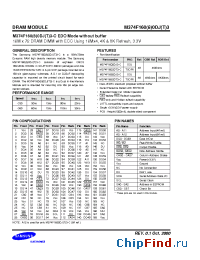 Datasheet M374F1600DJ3-C производства Samsung