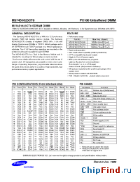 Datasheet M374S1623CT0-C1H manufacturer Samsung