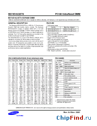 Datasheet M374S1623ET0 производства Samsung