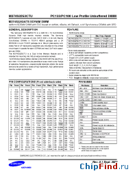 Datasheet M374S3253CTU-L7A manufacturer Samsung