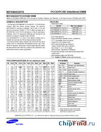 Datasheet M374S6453DTS-L7C manufacturer Samsung