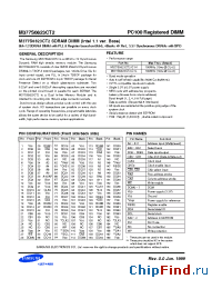 Datasheet M377S0823CT2 manufacturer Samsung