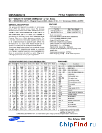 Datasheet M377S0823CT3 manufacturer Samsung