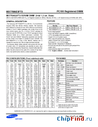 Datasheet M377S0823FT3 manufacturer Samsung