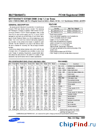 Datasheet M377S6450AT3-C1H manufacturer Samsung