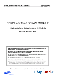 Datasheet M378T3354BG3-CD5 производства Samsung
