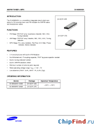 Datasheet S1A0900X01-A0B0 manufacturer Samsung