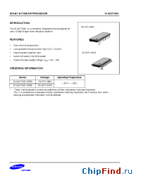 Datasheet S1A2271B01 manufacturer Samsung