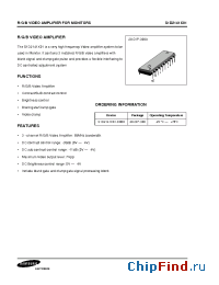 Datasheet S1D2141X01-D0B0 manufacturer Samsung