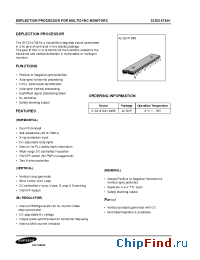 Datasheet S1D2147A01-A0B0 manufacturer Samsung