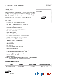 Datasheet S1L9226X01-Q0R0 manufacturer Samsung