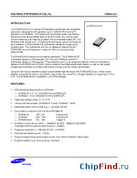 Datasheet S1M8833 manufacturer Samsung