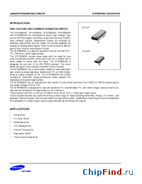 Datasheet S1P2655A05-S0B0 manufacturer Samsung