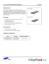 Datasheet S1T3361D01-S0B0 manufacturer Samsung