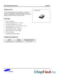 Datasheet S1T8514B01-V0B0 manufacturer Samsung