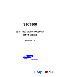 Datasheet S3C2800 manufacturer Samsung