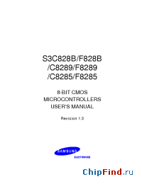 Datasheet S3C8285 manufacturer Samsung