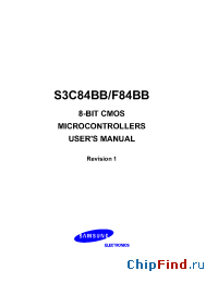 Datasheet S3C84BB manufacturer Samsung