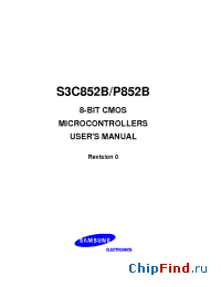 Datasheet S3C852B manufacturer Samsung