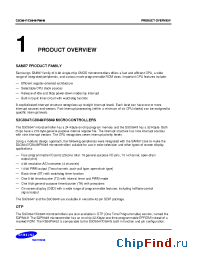 Datasheet S3C8849 manufacturer Samsung