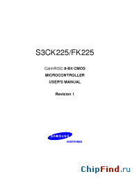 Datasheet S3CK225 производства Samsung