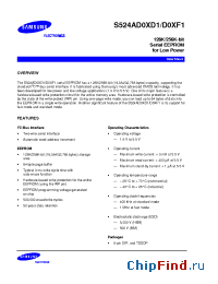 Datasheet S524AD0XF1 производства Samsung