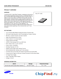 Datasheet S5A1901H02-Q0R0 manufacturer Samsung
