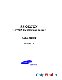 Datasheet S5K437CA manufacturer Samsung