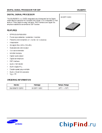 Datasheet S5L9286F01 manufacturer Samsung