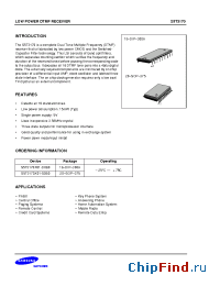 Datasheet S5T3170X01-D0B0 manufacturer Samsung