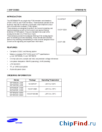 Datasheet S5T8557B02-L0B0 manufacturer Samsung
