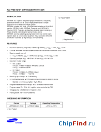 Datasheet S5T8809 manufacturer Samsung