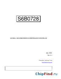 Datasheet S6B0728 manufacturer Samsung