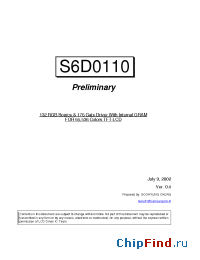 Datasheet S6D0110 manufacturer Samsung