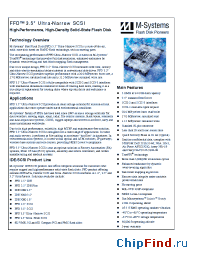 Datasheet FFD35US-5120-T-P50 manufacturer SanDisk