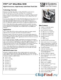 Datasheet FFD35US-9216-T-PXX manufacturer SanDisk