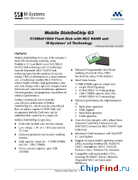 Datasheet MD4832-d512-MECH manufacturer SanDisk