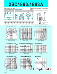 Datasheet 2SC4883 manufacturer Sanken