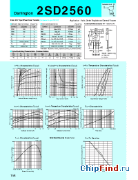 Datasheet 2SD2560 производства Sanken