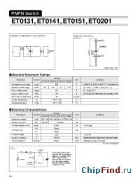 Datasheet ET0201 производства Sanken