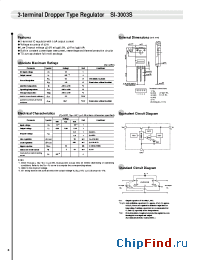 Datasheet SI-3003S manufacturer Sanken