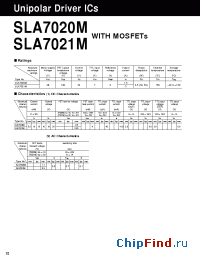 Datasheet SLA7020 manufacturer Sanken