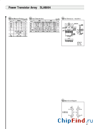 Datasheet SLA8004 manufacturer Sanken