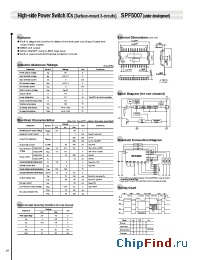 Datasheet SPF5007 manufacturer Sanken
