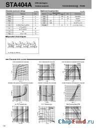 Datasheet STA404A manufacturer Sanken