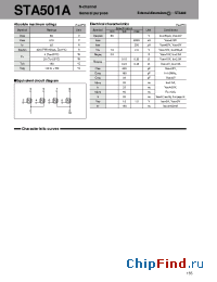 Datasheet STA501A manufacturer Sanken