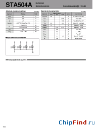 Datasheet STA504A производства Sanken