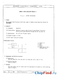 Datasheet STR-D3000 manufacturer Sanken